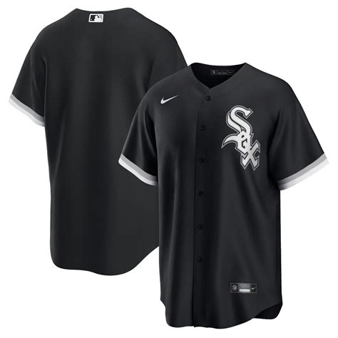 men's chicago white sox nike black alternate replica team jersey|white sox merch.